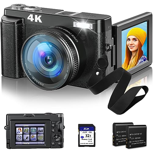 Is the 2023 4K Digital Camera Worth it? A Comprehensive Review and Comparison of Autofocus, 48MP Vlogging Cameras with Anti-Shake, Flip Screen, and Zoom Features