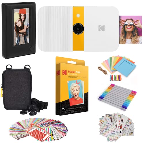 Kodak Smile Instant Print Digital Camera (White/Yellow) Photo Frames Bundle: Review, Features, and Benefits