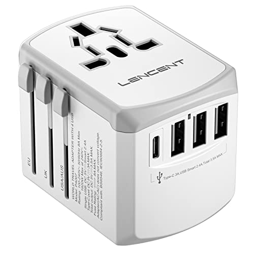 Lencent Universal Travel Adapter: The Best Charger for iPhone, Samsung, and More in 2024