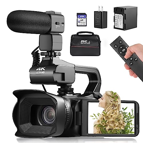 Lierhyt 4k Video Camera Camcorder: A Comprehensive Review with 18X Digital Zoom, 64MP Vlogging Capability for YouTube (2023)