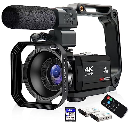 lovpo 4K Video Camera Camcorder Review: The Best Choice for YouTube Vlogging with 48MP UHD, IR Night Vision, WiFi, and 18X Zoom