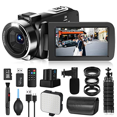 Monitech 4K Camcorder: A Comprehensive Review of the Flip Screen YouTube Video Camera with WiFi & IR Control, 18x Zoom, and 32GB TF Card