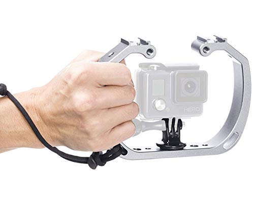 Movo GB-U70 Underwater Diving Rig for GoPro Hero: A Comprehensive Review and Guide with Cold Shoe Mounts and Wrist Strap - Compatible with HERO3, HERO4, HERO5, HERO6, HERO7, HERO8, Osmo Action Cam