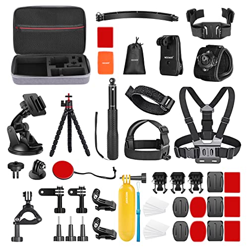 NEEWER 50 in 1 Action Camera Accessory Kit: A Comprehensive Review and Comparison of Compatible Brands in 2024