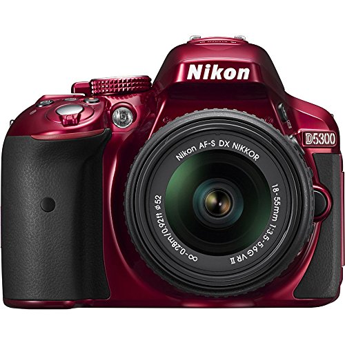 Nikon D5300 24.2 MP CMOS DSLR Camera with 18-55mm Lens (Red): Review, Pros and Cons, and 2023 Recommendations