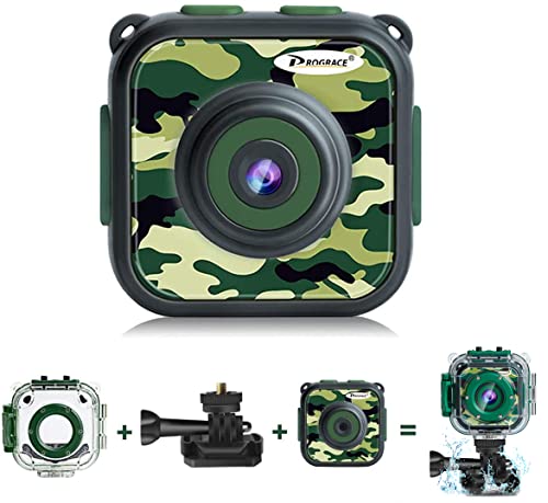 PROGRACE Kids Waterproof Camera Toys: A Comprehensive Review of the 1080P HD Camcorder Toy Gift for Boys 3-12 Years Old - 2023