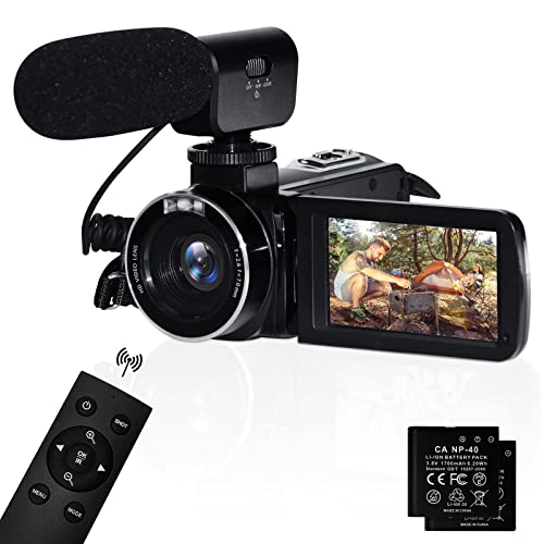 QUNVAL Camcorders 4k Video Camera: A Comprehensive Review of the UHD 56MP 18X Digital Video Recorder with Night Vision and Remote Control