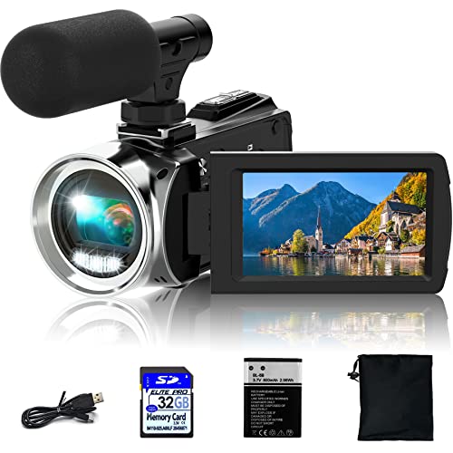 Rawiemy Video Camera Camcorder Review: Full HD 4K 36MP Vlogging Camera for YouTube with 3.0 IPS Screen, Remote, and 32G SD Card