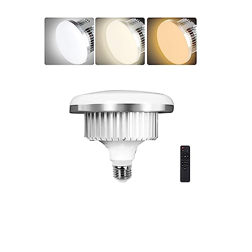 Review: 1Pack 85W Dimmable Tricolor LED Light Bulb for Photography Studio Lighting in E27/26 Socket 2024