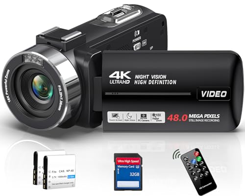 Review: 4K Video Camera Camcorder 48MP 30FPS with IR Night Vision - Is it Worth it in 2023?