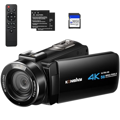 Review: KONSIVY 4K 30FPS Video Camera Camcorder - A Comprehensive Analysis of Features, Performance, and Value