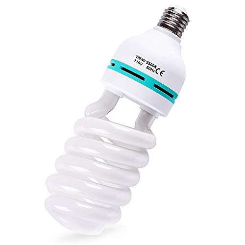 Review: SLOW DOLPHIN 105W 5500K CFL Full Spectrum Light Bulb - Pros and Cons 2024