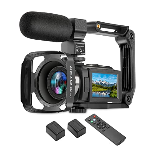 Review: WZX 4K Video Camera Camcorder - Ultra HD WiFi, 60FPS, 48MP, 16X Digital Zoom, Night Vision Vlogging Camera with External Microphone and Remote Control