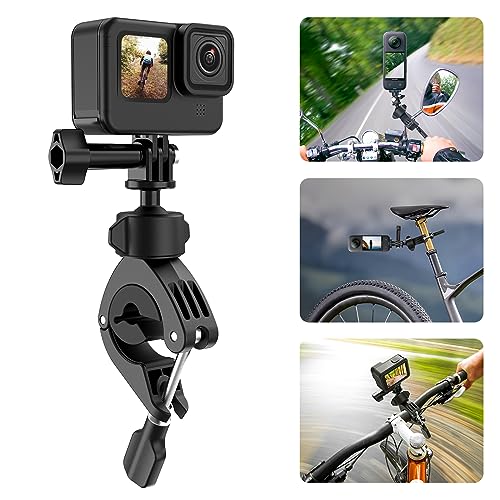 REYGEAK Bike Handlebar Mount: A Comprehensive Guide to 360° Ball Head Rotation Accessories for GoPro Hero, Insta360, DJI Action, and More (2024)