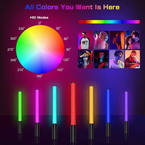 RGB Video Light Stick: Remote-Controlled, Multi-Color LED Photography Wand Review 2024