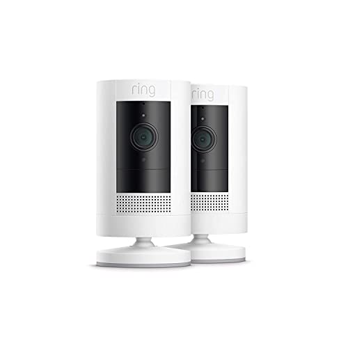 Ring Stick Up Cam Battery: A Comprehensive Review of this Weather-Resistant Outdoor Camera with Live View, Color Night Vision, Two-Way Talk, Motion Alerts, and Alexa Compatibility | 2-Pack | White (2023)