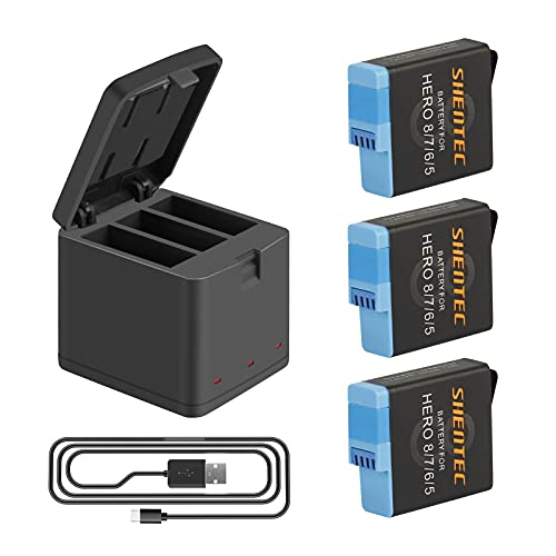 Shentec AHDBT-801 3-Pack Battery & Triple Charger Review: Is it Worth Buying for GoPro Hero 8 HD Silver Camera in 2024?