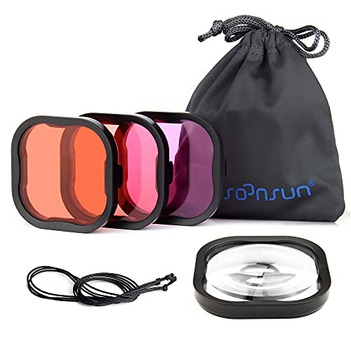 Soonsun Dive Filter Pack for GoPro Hero 12-8 Black: A Comprehensive Underwater Photography Solution