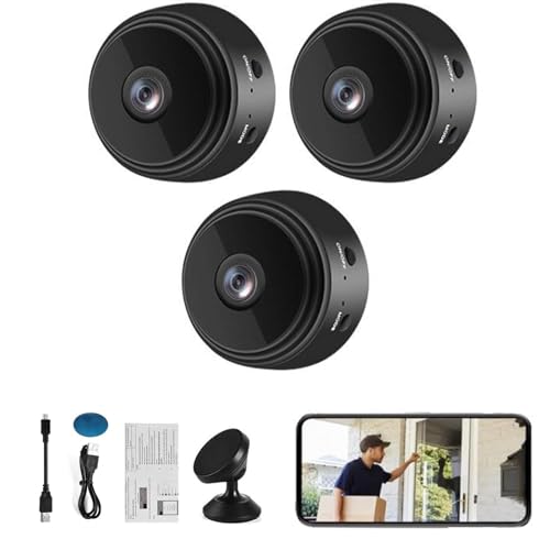 SpyFocus Magnetic Mini Security Camera: A Comprehensive Review and Comparison of CamTrix Mini 1080p HD Wireless Magnetic Security Camera with Night Vision, Motion Detection, and App Control for Home Indoor and Outdoor Use (3 PCS)