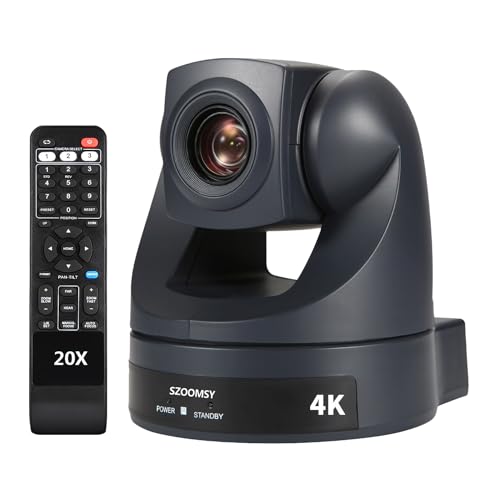 SZOOMSY HDMI USB PTZ Camera: A Comprehensive Review of the Best 4K30fps Conference Camera for Remote Videoconferencing, Broadcasting, and More in 2024