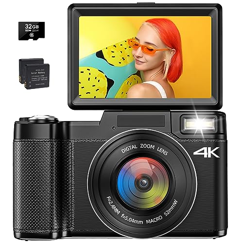 Toiauaha 4K Digital Camera Review: Autofocus 48MP Vlogging YouTube Camera with 16X Zoom & Flip Screen - 2023