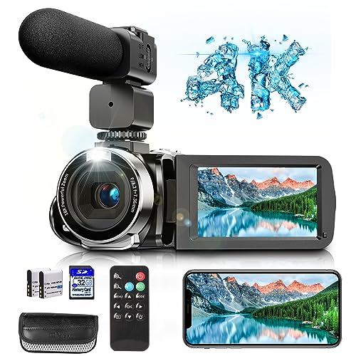 Top 10 4K 60FPS Video Cameras with Night Vision and WiFi: A Comprehensive Review for YouTube Vlogging in 2024