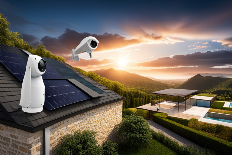 Top 5 Outdoor Solar Security Cameras with 360° PTZ for Home Security A
