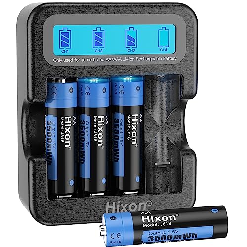 Top 5 Rechargeable AA Batteries with LCD Charger for Blink Camera and Xbox Gaming Controller in 2023