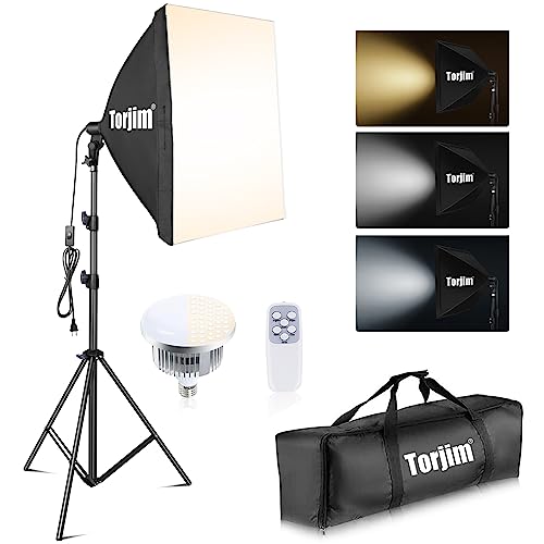 Torjim Softbox Lighting Kit Review 2024: Is It Worth It for Portrait, Product, and Video Recording?