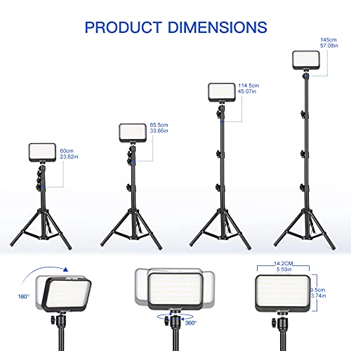 UBeesize LED Video Light Kit: Portable Photography Lighting for Zoom & Game Streaming - 2024 Guide