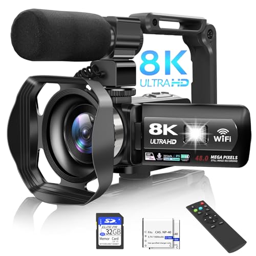 VISREFUR Video Camera 8K Camcorder: A Comprehensive Review of the 48MP UHD WiFi IR Night Vision Vlogging Camera for YouTube in 2023