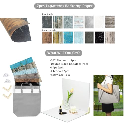 Yoocheese Food Photography Backdrops: 7Pcs Kit Review 2024