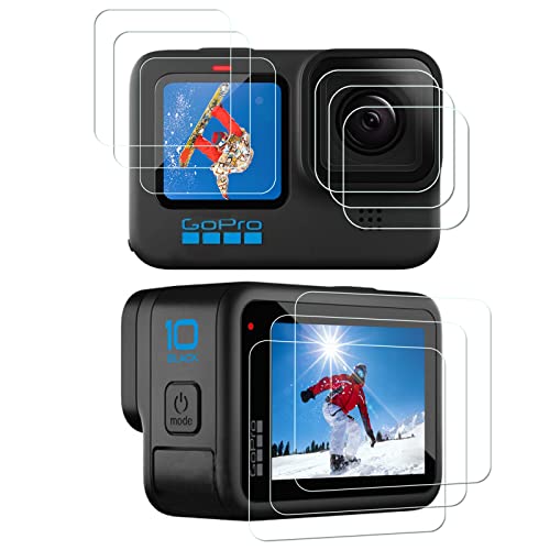 ZLMC GoPro Hero Screen Protector: A Complete Guide to 9PCS HeroHero 12 11 10 9 Black, with Ultra Clear Tempered Glass for Lens and Front LCD Display Film - 2023 Review