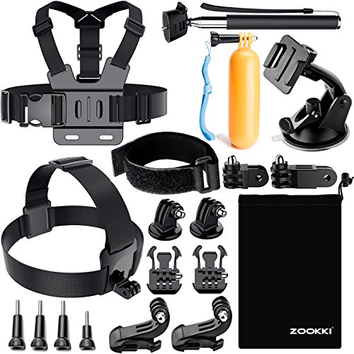 ZOOKKI Action Camera Accessories Kit: A Comprehensive Review and Comparison of the Best GoPro Hero 11-3 and AKASO APEMAN SJCAM DBPOWER Insta360 Xiaomi Yi DJI Osmo Compatible Options in 2023